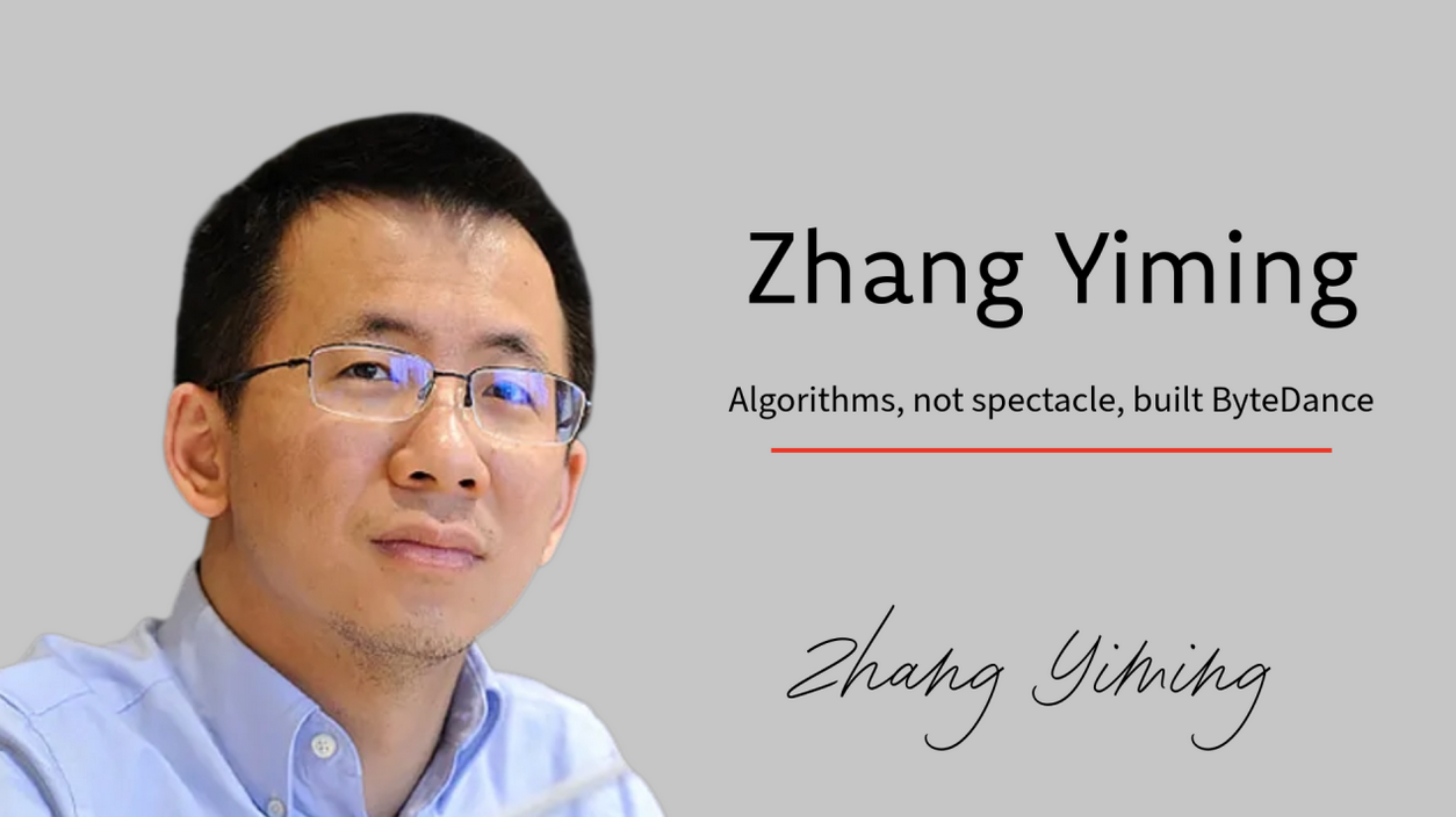 TikTok Billionaire Zhang Yimin