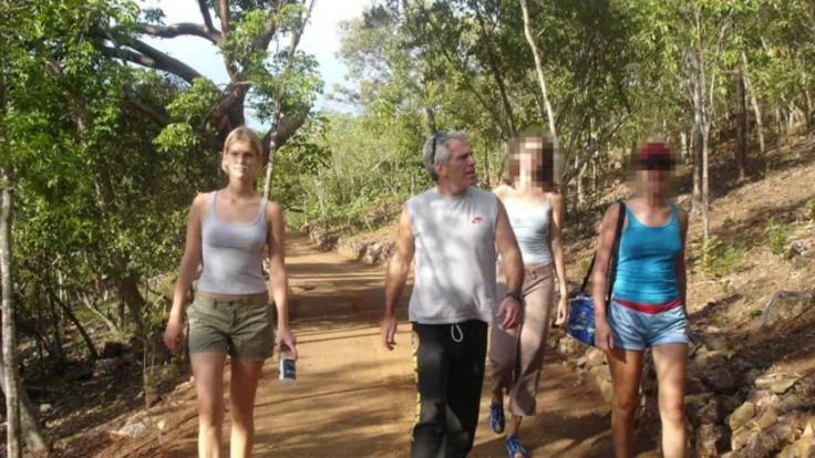 Nadia Marcinko with Epstein sometime between 2010-2011