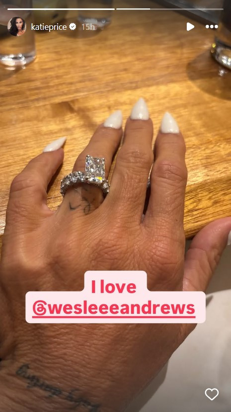 Katie Price reaffirms marriage in Instagram Story.