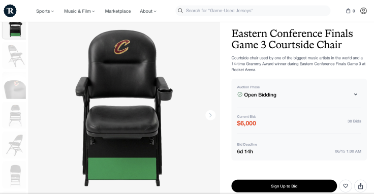 The Realest chair screenshot