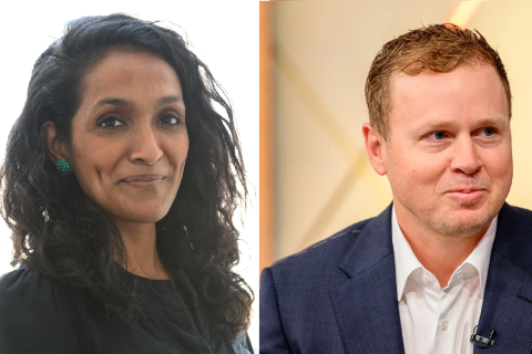 Nithya Raman and Spencer Pratt