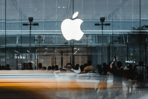 Apple Store Stock Image