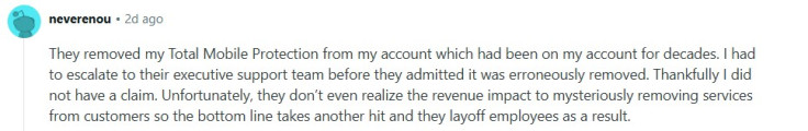 Reddit comment