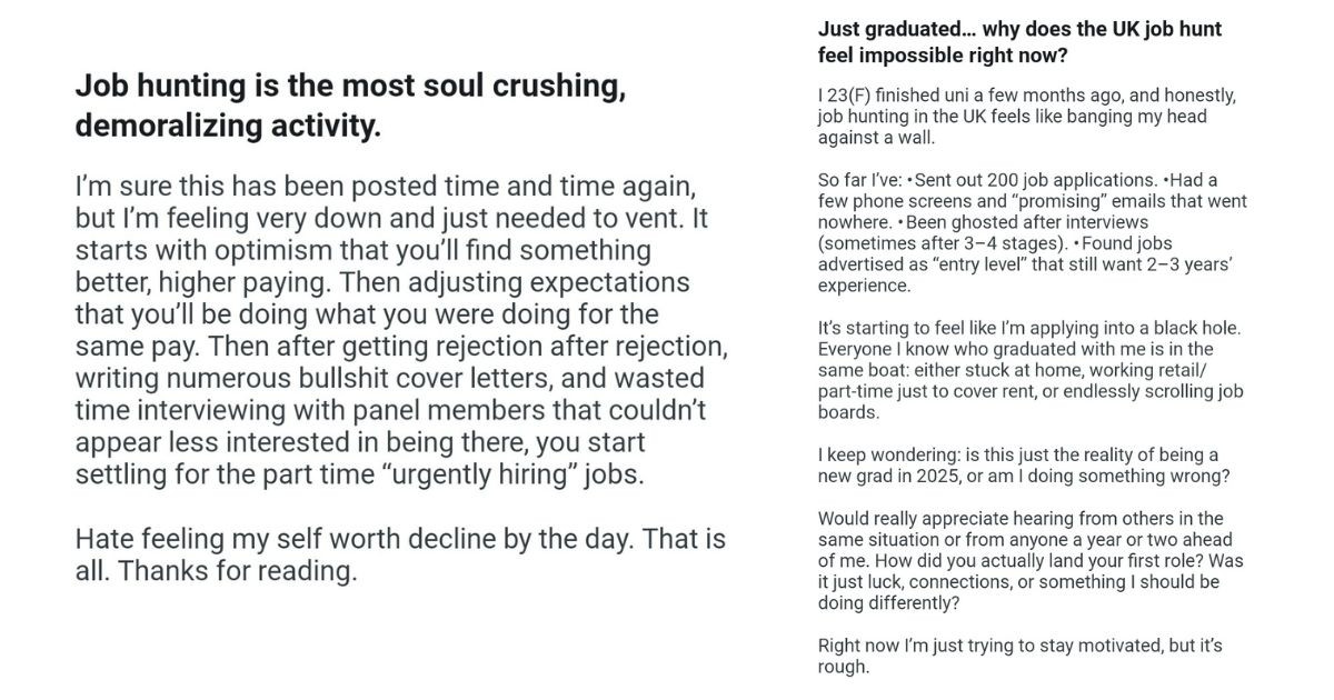 Jobseekers Report Soul-Crushing Rejections