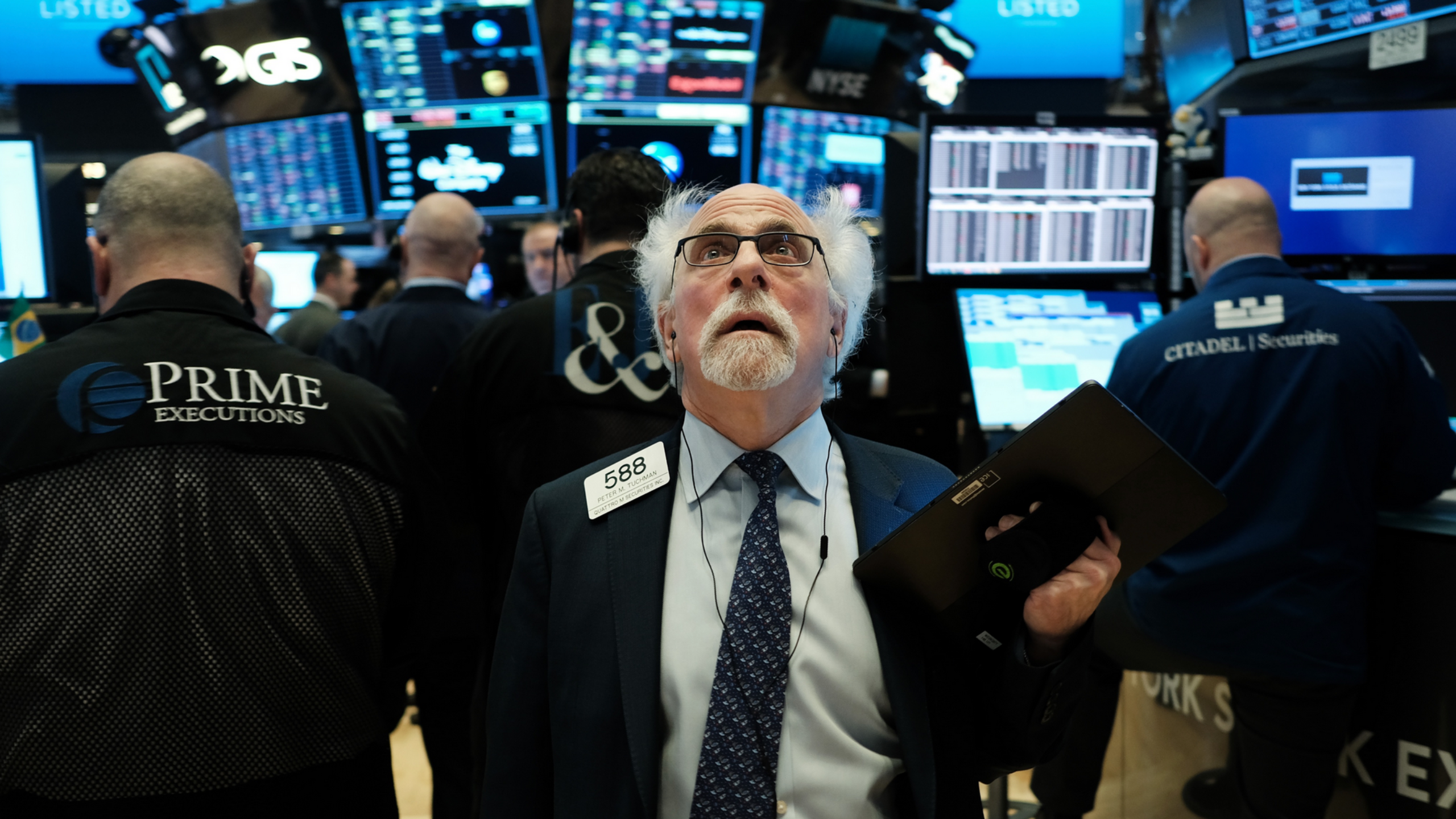 NYSE floor broker Peter Tuchman