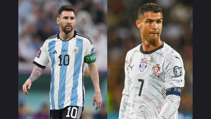 Lionel Messi and Cristiano Ronaldo