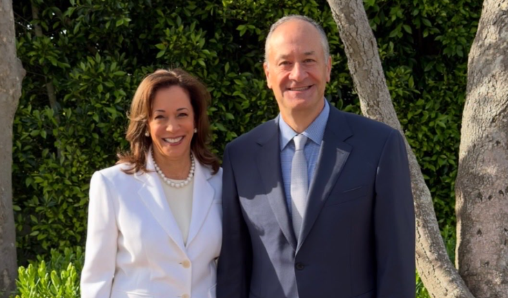 Kamala Harris with husband Doug Emhoff