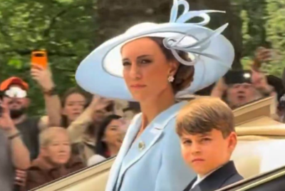 Kate Middleton and Prince Louis