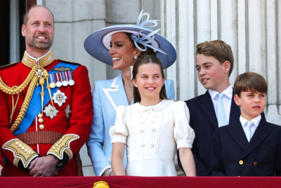 Prince William and Kate Middleton with their Children