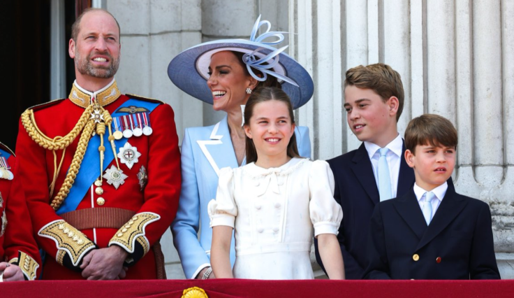 Prince William and Kate Middleton with their Children
