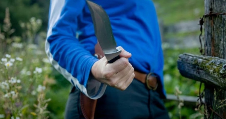 Holding a Knife