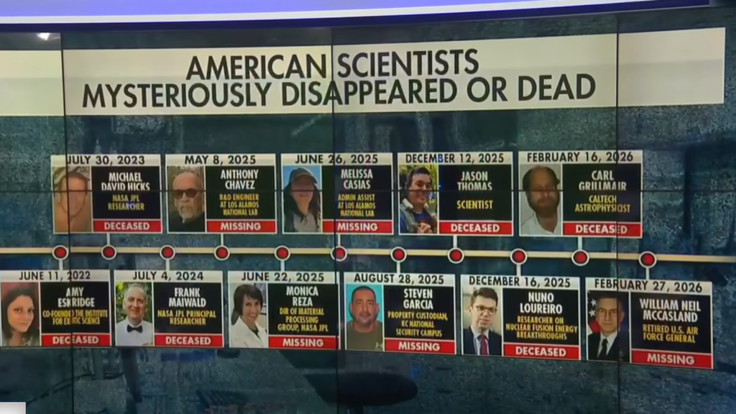 Missing, Dead Scientists
