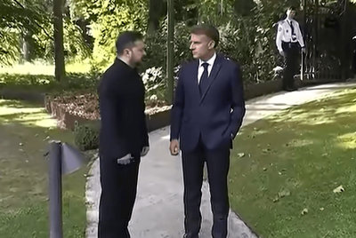 Zelensky Macron G7 summit
