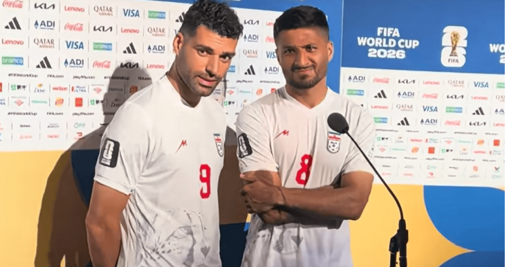 Iran midfielder Mohammad Mohebi at FIFA