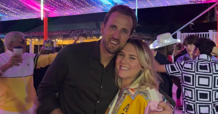 Katie Goodland and Harry Kane