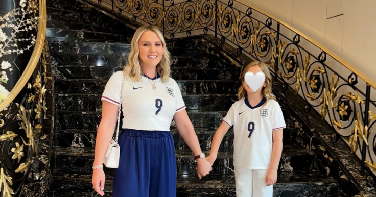Katie Goodland and Harry Kane