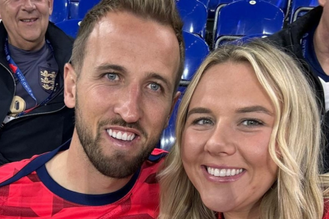 Katie Goodland and Harry Kane