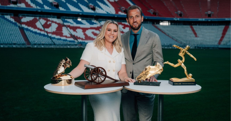 Katie Goodland and Harry Kane