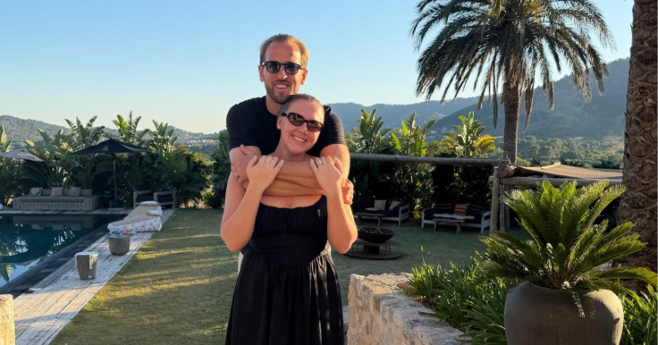 Katie Goodland and Harry Kane