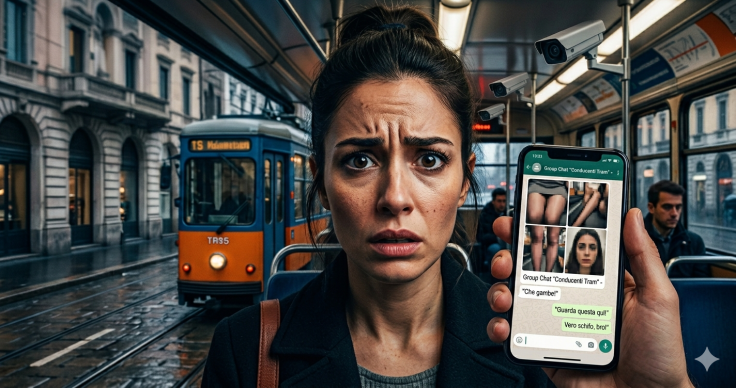 Milan tram drivers CCTV images of female passengers