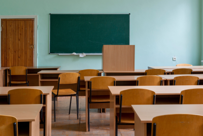 An empty classroom