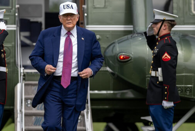 Donald Trump lowest chair at G7