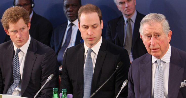 King Charles, Prince William, and Prince Harry