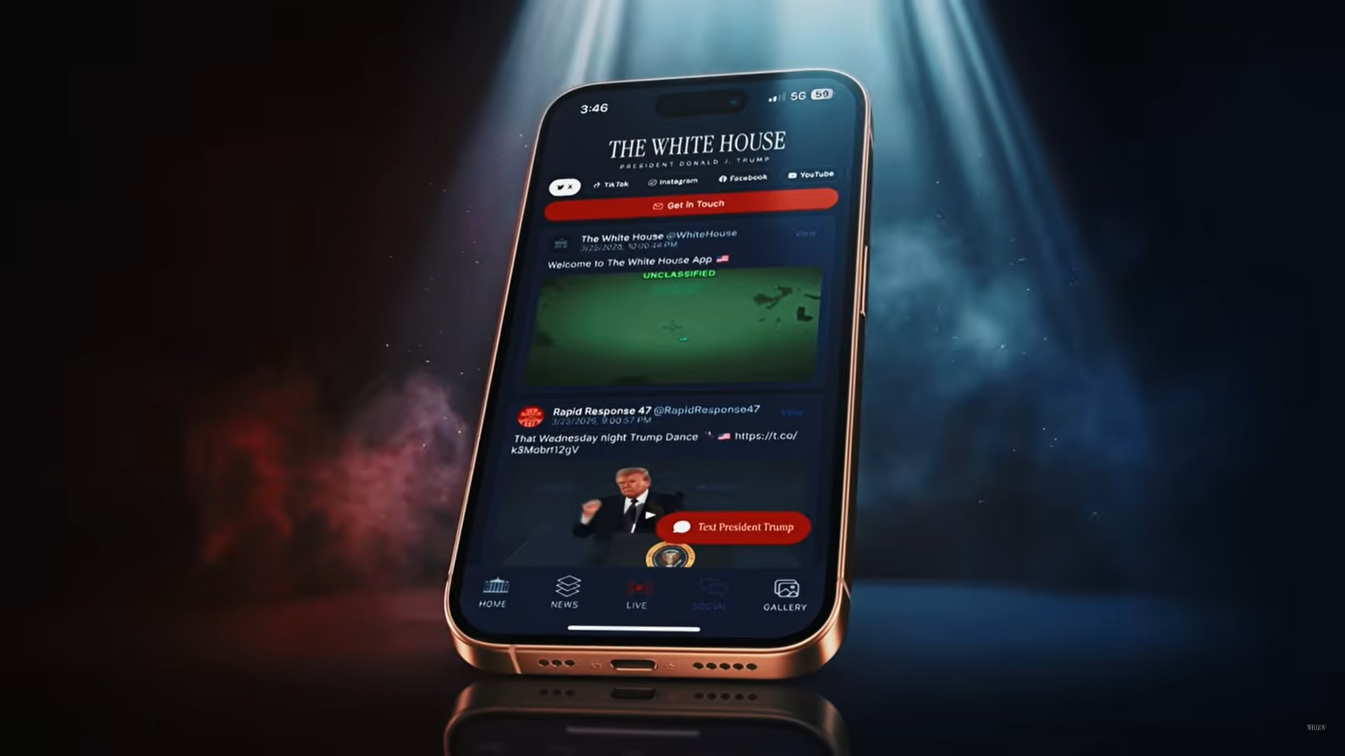 White House App Called ‘Dodgy Website Wrapper’ As Users Fear Data Leak To Third Parties   www.ibtimes.co.uk