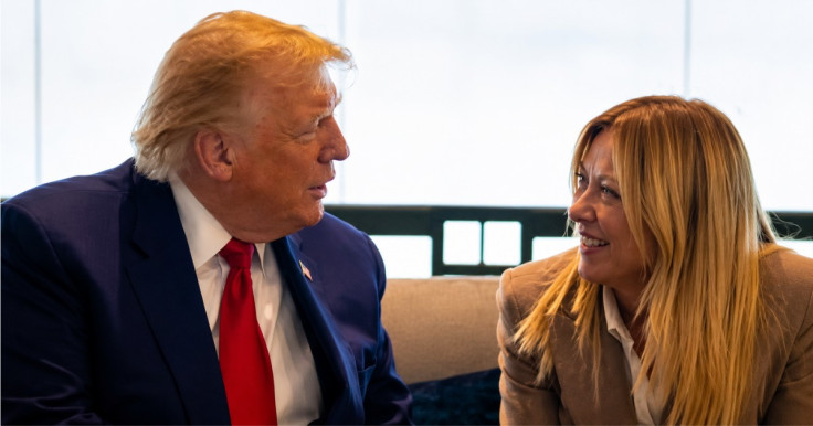 trump meloni g7