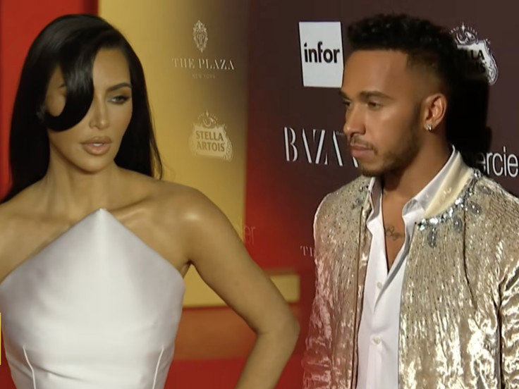 Kim Kardashian and Lewis Hamilton