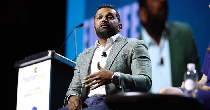 Kash Patel In A Conference