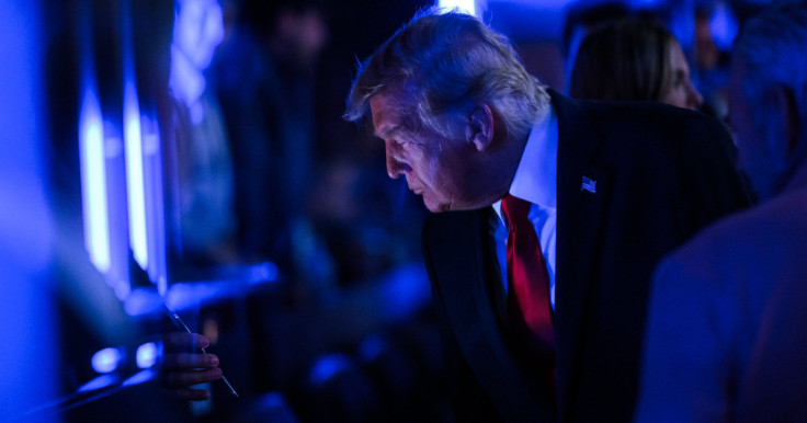 President Donald J. Trump attends Game 3 NBA Finals