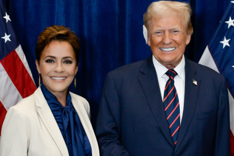 Kari Lake with Trump