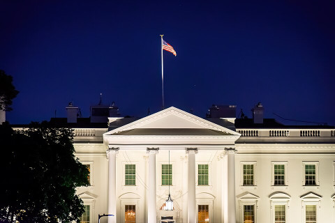 White House seen in Washington, D.C.