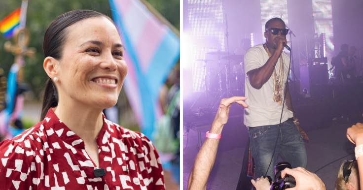 Mayor Gina Ortiz Jones and Kanye West