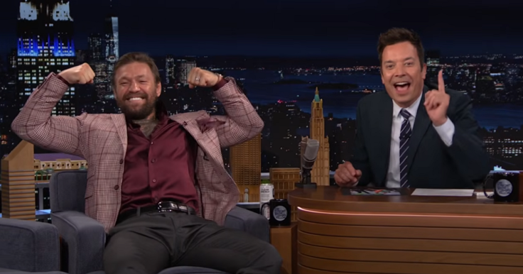 Conor McGregor with Jimmy Fallon