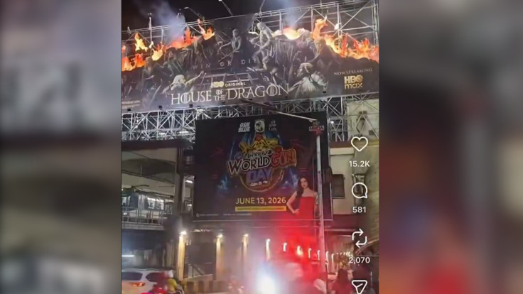 ‘Burning’ House of the Dragon Billboard in the PH