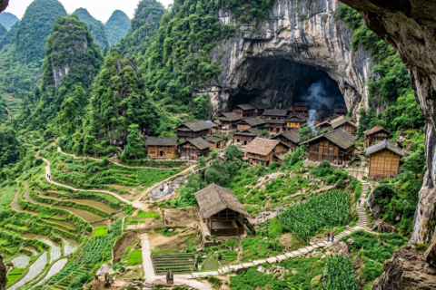 Zhongdong Cave Village