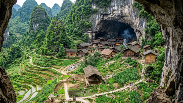 Zhongdong Cave Village