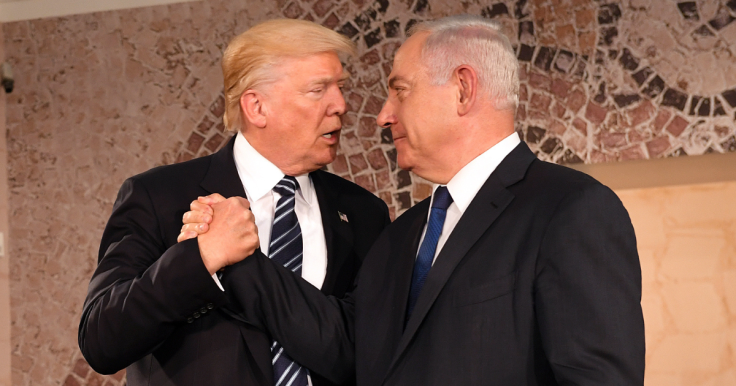 Donald Trump and Benjamin Netanyahu