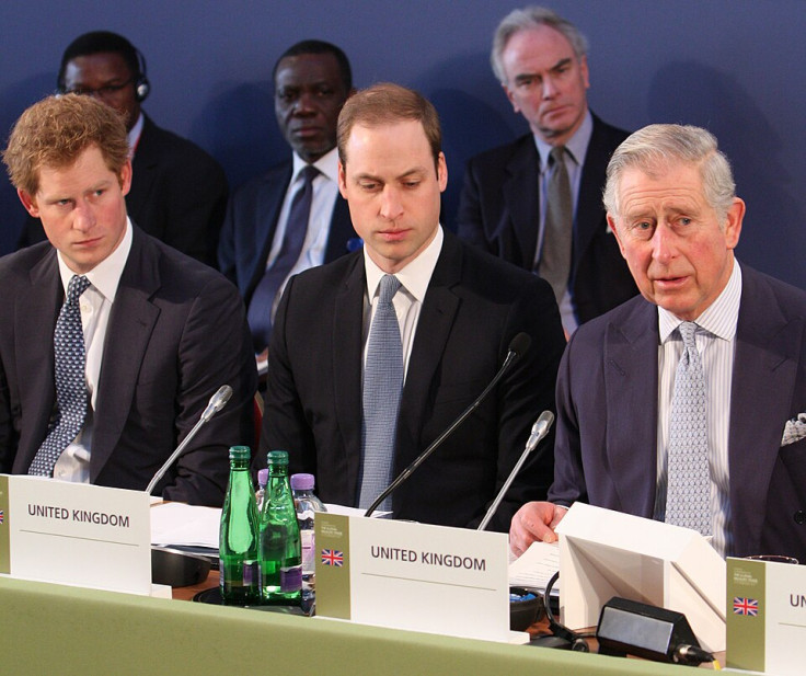 Prince William, Prince Harry and King Charles