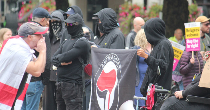 Antifa protesters