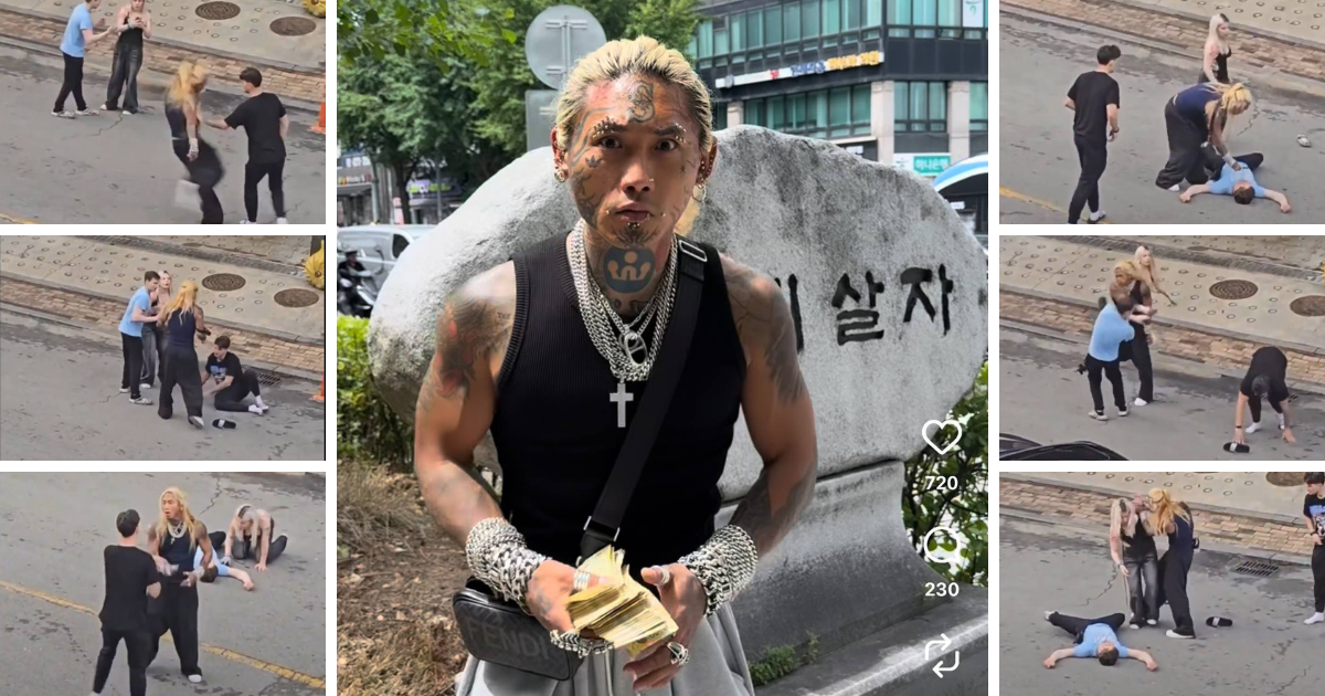'The Next Johnny Somali?' Obnoxious 'Influencer' Filmed Assaulting Two Alleged US Servicemen in South Korea