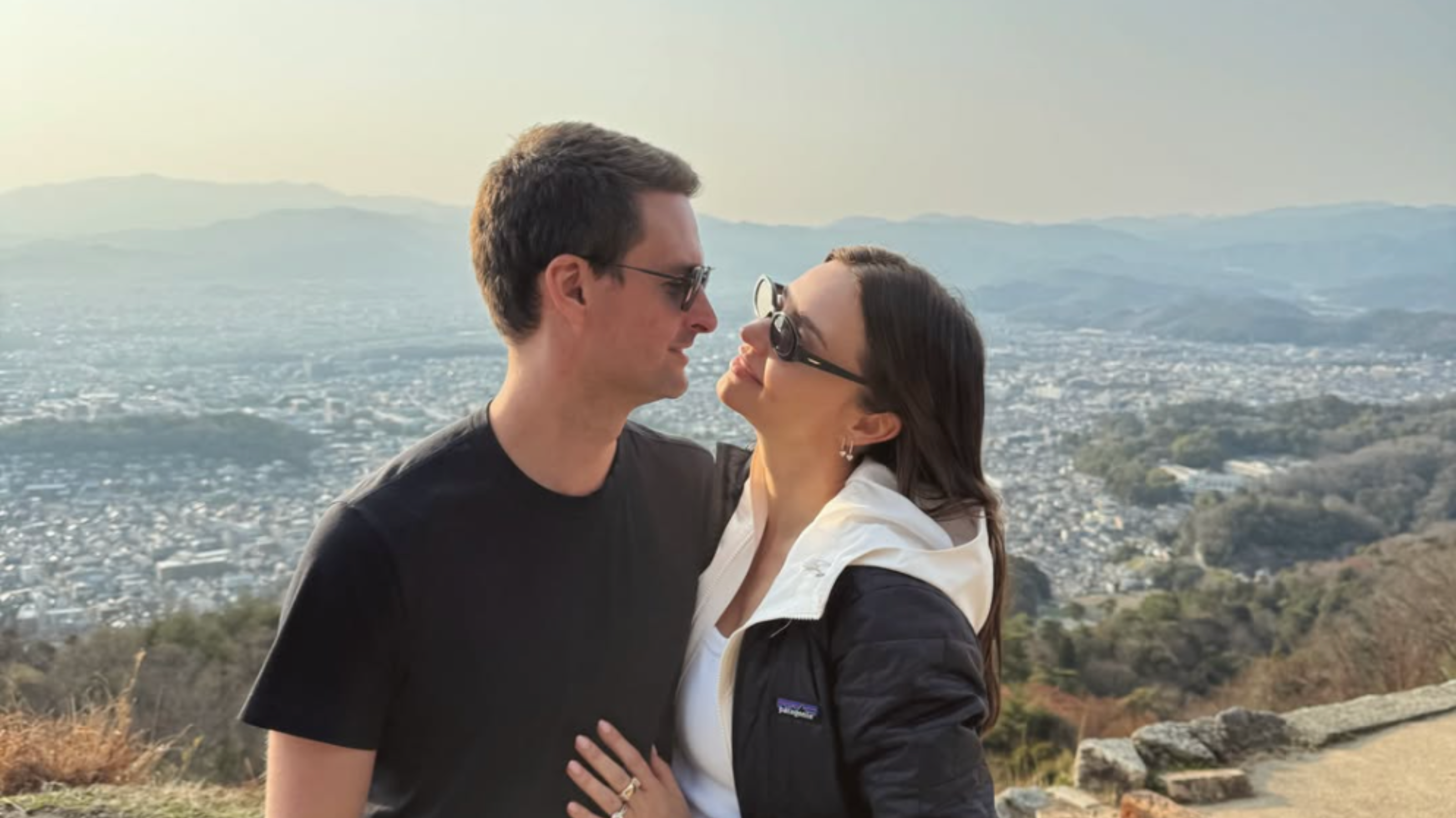 Evan Spiegel and Miranda Kerr 
