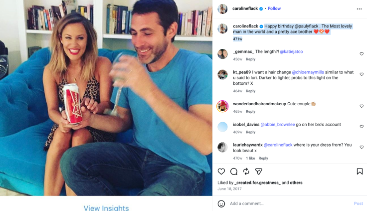 Caroline Flack's brother Paul Flack found dead