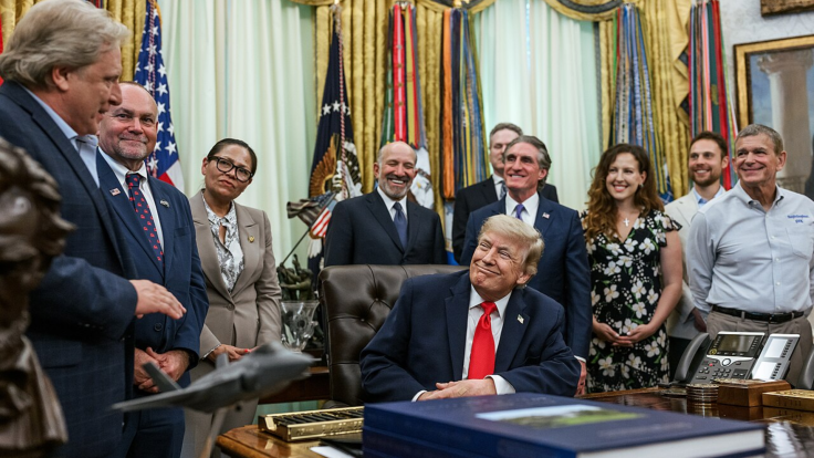 Donald J. Trump signs a proclamation to restore commercial fishing