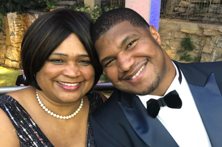 Calais Campbell and his mother