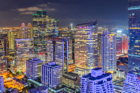 Bangkok's financial district