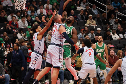 Jaylen Brown during his time with the Boston Celtics