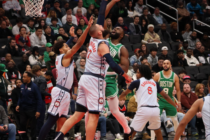 Jaylen Brown during his time with the Boston Celtics
